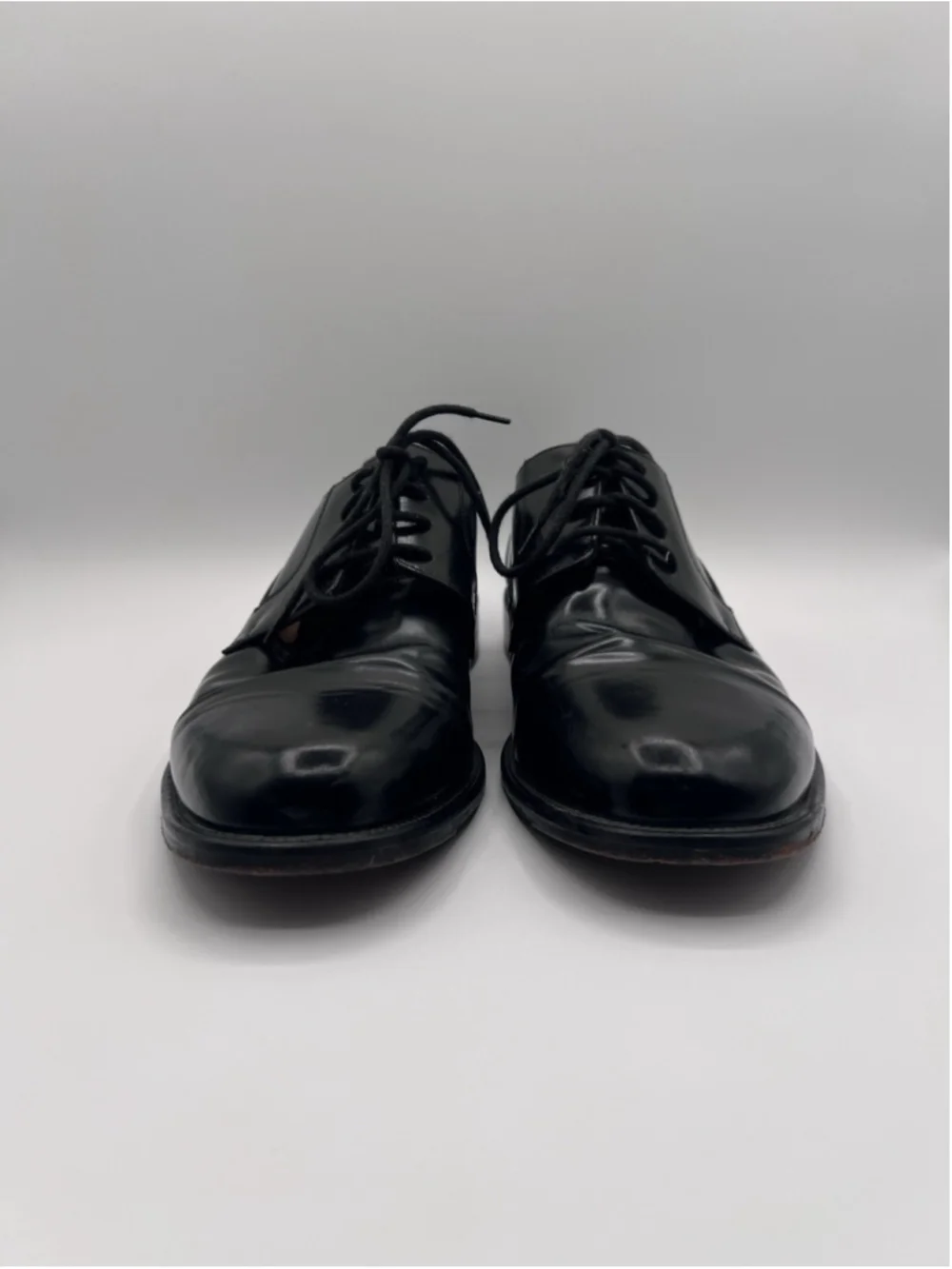Bostonian Oxford Dress Shoes Black Leather 25030 06023 Men’s Size 8.5